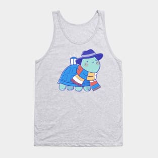 Time Travel Turtle Tank Top